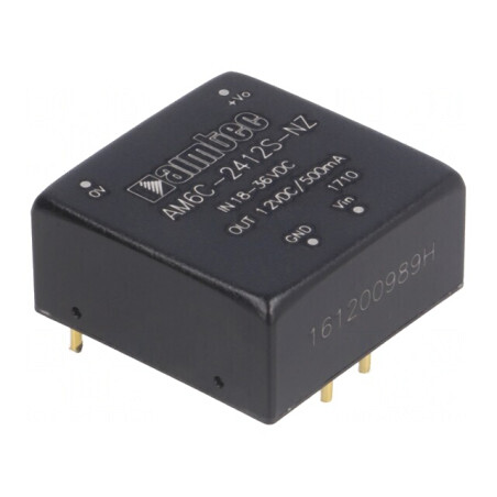 Convertor DC/DC 6W 18-36V la 12V 500mA | Electronic-mag.ro | Componente Electronice