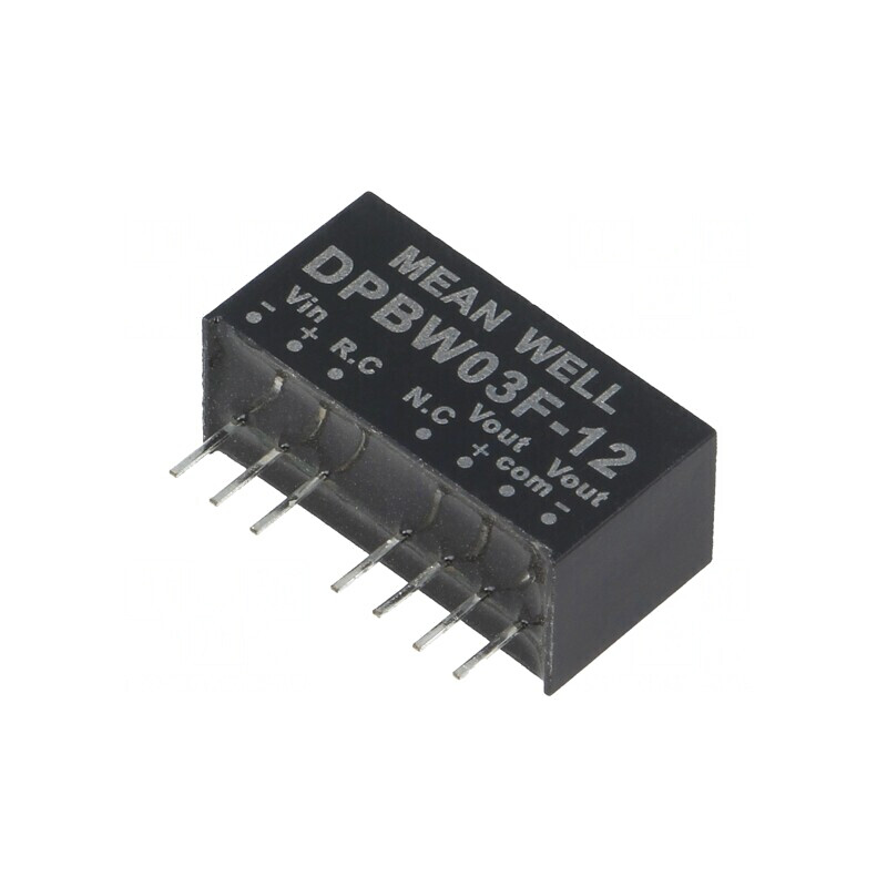 Convertor DC/DC 3W 9-36V la 12V/-12V SIP8 | Electronic-mag.ro | Componente Electronice Convertor DC/DC 3W 9-36V la 12V/-12V SIP8 | Electronic-mag.ro | Componente Electronice