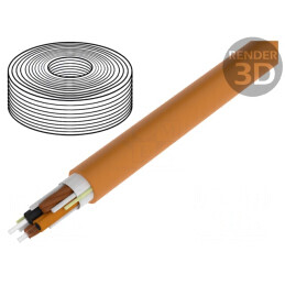Cablu fibră optică HITRONIC® POF 8mm | Electronic-mag.ro | Componente Electronice