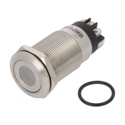 Comutator Anti-vandalism SPDT IP65 3A/220VAC 5A/24VDC | Electronic-mag.ro | Componente Electronice
