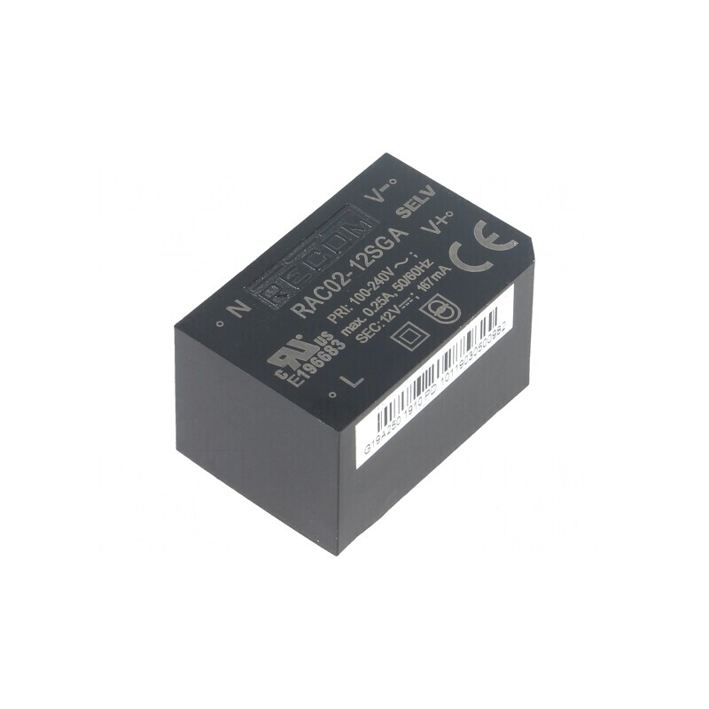 Convertor AC/DC 2W 12V 167mA PCB 3000V | Electronic-mag.ro | Componente Electronice Convertor AC/DC 2W 12V 167mA PCB 3000V | Electronic-mag.ro | Componente Electronice