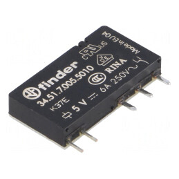 Releu Electromagnetic SPDT 5VDC 6A | Electronic-mag.ro | Componente Electronice