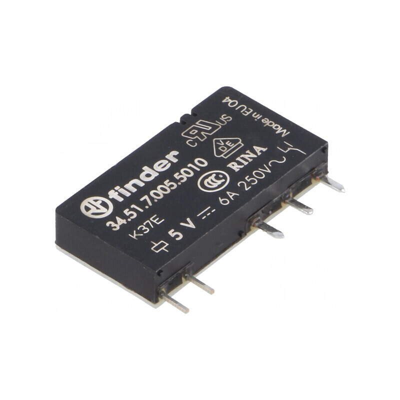 Releu Electromagnetic SPDT 5VDC 6A | Electronic-mag.ro | Componente Electronice
