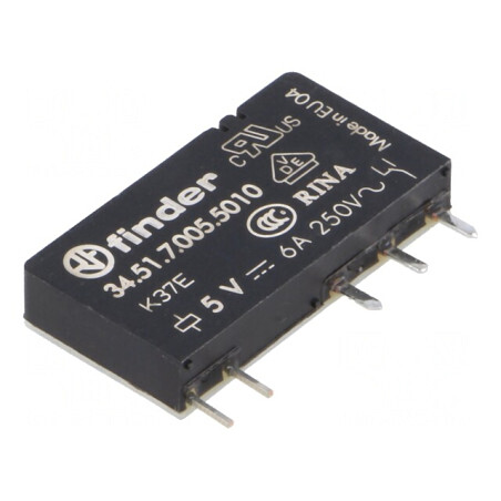 Releu Electromagnetic SPDT 5VDC 6A | Electronic-mag.ro | Componente Electronice