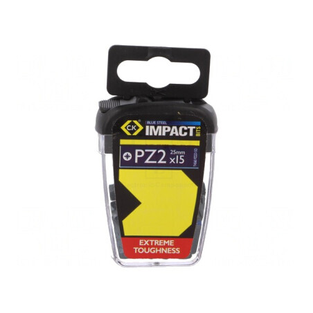Capăt Șurubelniță Pozidriv PZ2 25mm 15buc | Electronic-mag.ro | Componente Electronice