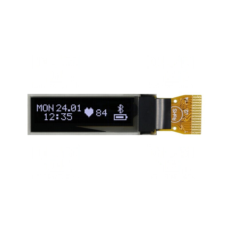 Afișaj OLED Grafic 1,18" 96x16mm Alb | Electronic-mag.ro | Componente Electronice