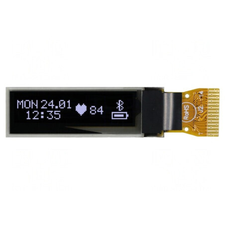 Afișaj OLED Grafic 1,18" 96x16mm Alb | Electronic-mag.ro | Componente Electronice