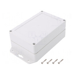 Carcasă Universală ABS Gri Deschis 100x150x60mm | Electronic-mag.ro | Componente Electronice