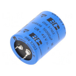 Condensator electrolitic SNAP-IN 10mF 40VDC Ø30x40mm ±20% | Electronic-mag.ro | Componente Electronice