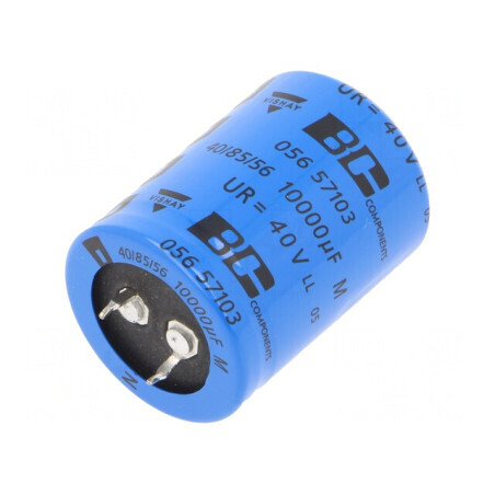 Condensator electrolitic SNAP-IN 10mF 40VDC Ø30x40mm ±20% | Electronic-mag.ro | Componente Electronice