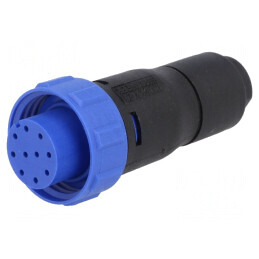 Conector Circular Mufă Mamă 10 PIN Fără Contacte | Electronic-mag.ro | Componente Electronice