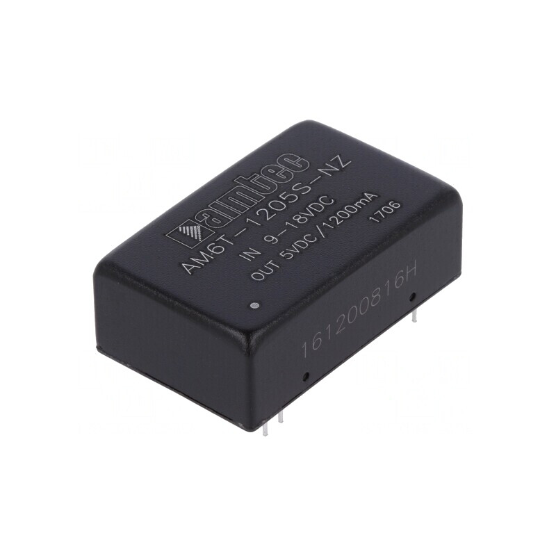 Convertor DC/DC 6W 9-18V la 5V 1,2A DIP24 | Electronic-mag.ro | Componente Electronice