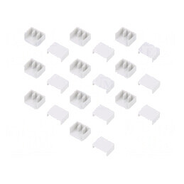 Capace de protecție din plastic, set 10 buc. | Electronic-mag.ro | Componente Electronice