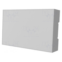Carcasă pentru șină DIN, gri, 90x142x32 mm, 8 module | Electronic-mag.ro | Componente Electronice