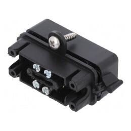 Mufă cu gel RELICON poliamidă IP68 neagră | Electronic-mag.ro | Componente Electronice