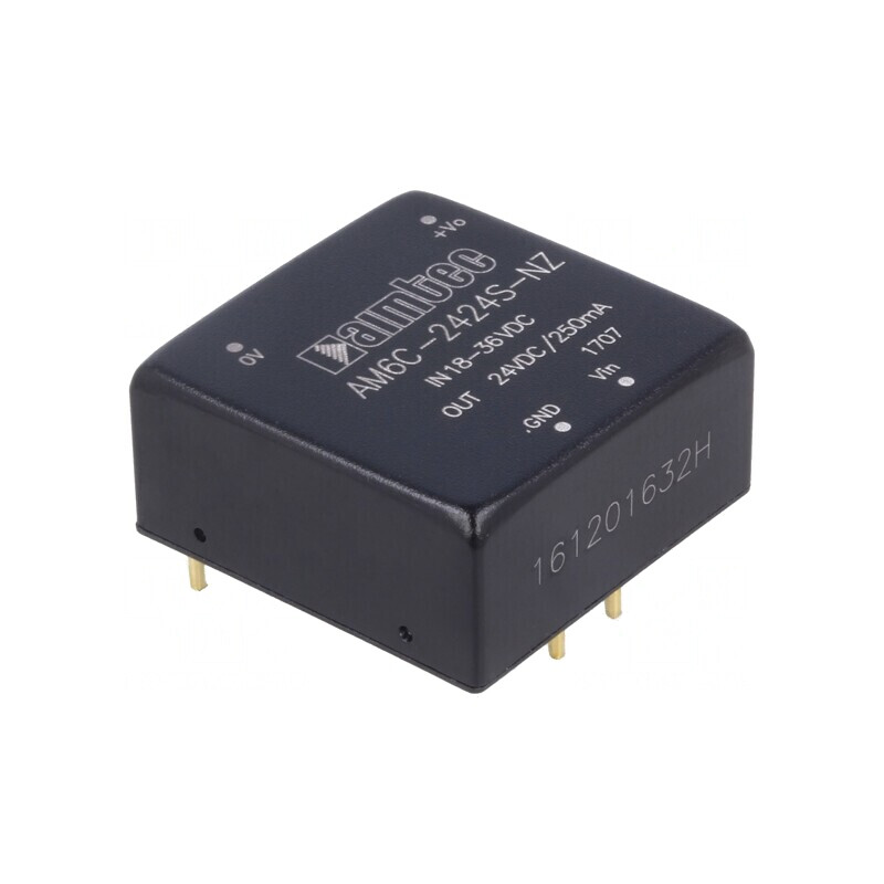 Convertor DC/DC 6W 18-36V la 24V 250mA | Electronic-mag.ro | Componente Electronice Convertor DC/DC 6W 18-36V la 24V 250mA | Electronic-mag.ro | Componente Electronice
