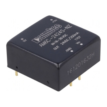 Convertor DC/DC 6W 18-36V la 24V 250mA | Electronic-mag.ro | Componente Electronice