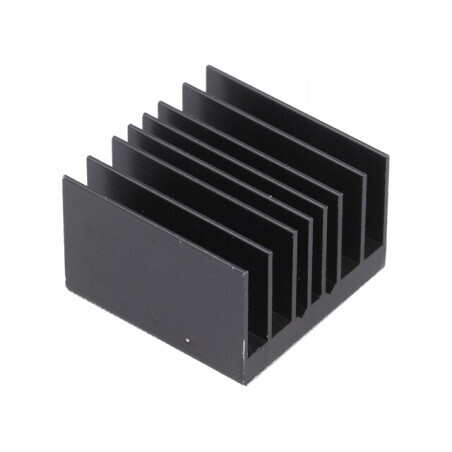 Radiator extrudat cu aripioare BGA negru 31x31mm | Electronic-mag.ro | Componente Electronice