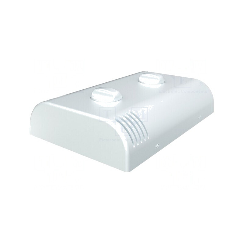 Carcasă de montare pe perete ABS albă 80x120x25 mm | Electronic-mag.ro | Componente Electronice