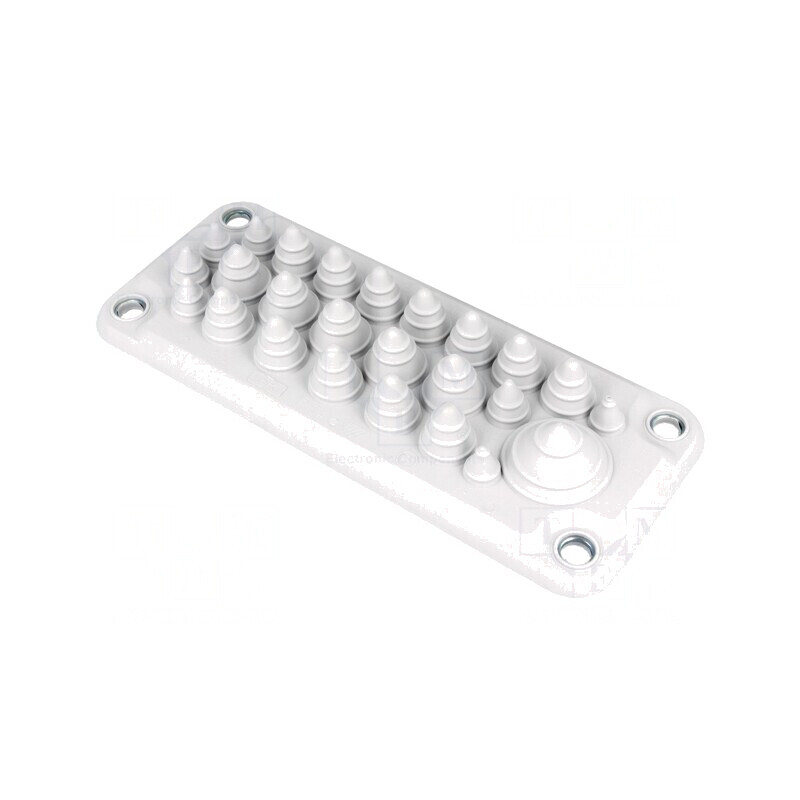 Garnitură cu orificii multiple gri deschis IP54 | Electronic-mag.ro | Componente Electronice Garnitură cu orificii multiple gri deschis IP54 | Electronic-mag.ro | Componente Electronice