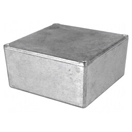 Carcasă Universală Aluminiu 120.5mm x 120.5mm x 59.2mm | Electronic-mag.ro | Componente Electronice