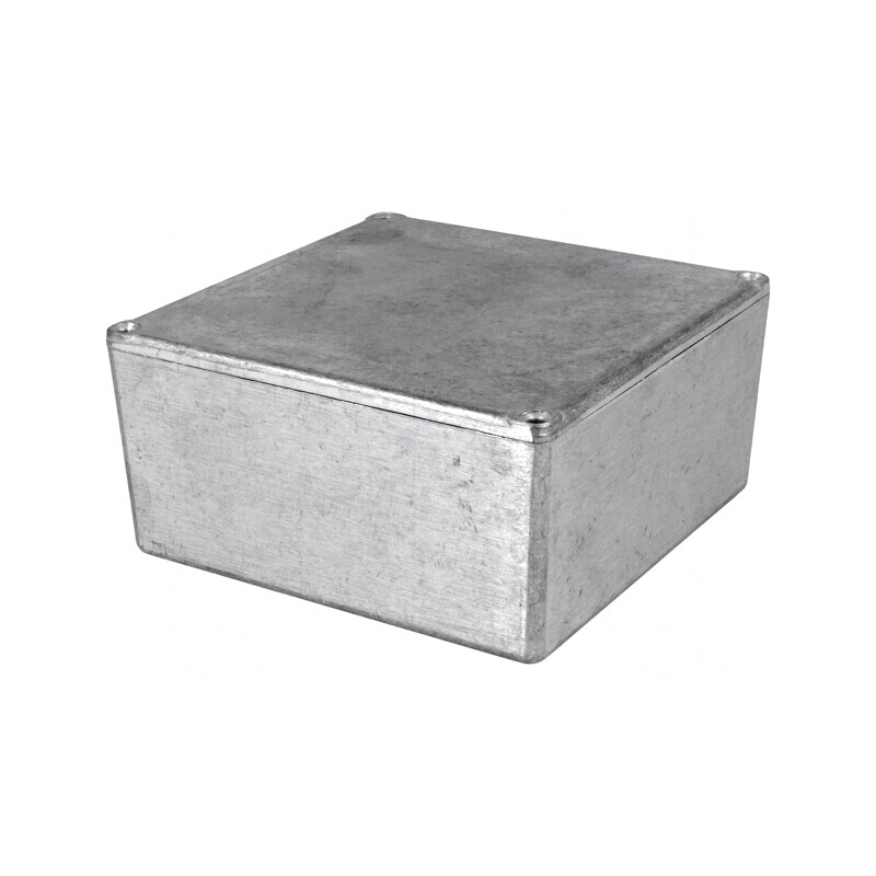 Carcasă Universală Aluminiu 120.5mm x 120.5mm x 59.2mm | Electronic-mag.ro | Componente Electronice
