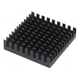 Radiator BGA Negru 40x40mm | Electronic-mag.ro | Componente Electronice