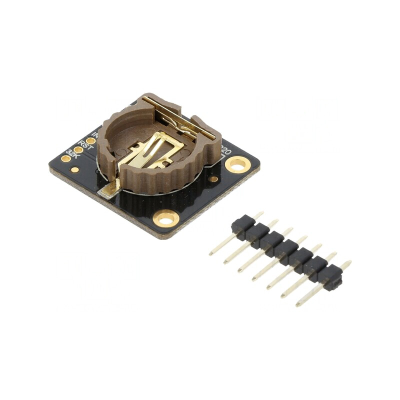 Modul RTC DS3231M I2C cu Baterii și Șiruri de Pini | Electronic-mag.ro | Componente Electronice