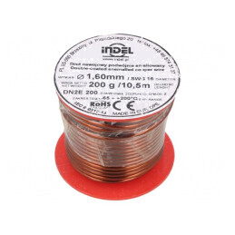 Sârmă emailată dublu 1,6mm 0,2kg Cu | Electronic-mag.ro | Componente Electronice