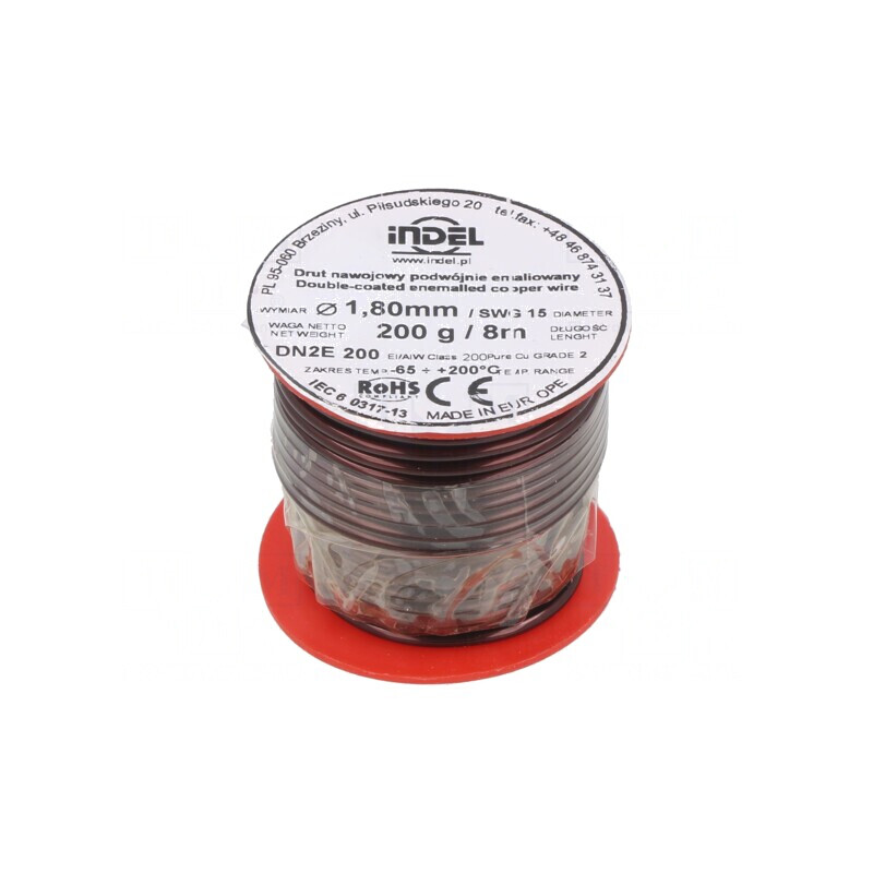 Sârmă Dublu Emailată 1,8mm 0,2kg Cu | Electronic-mag.ro | Componente Electronice Sârmă Dublu Emailată 1,8mm 0,2kg Cu | Electronic-mag.ro | Componente Electronice