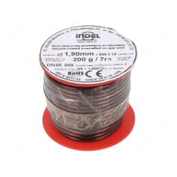 Sârmă dublu emailată 1,9mm 0,2kg Cu | Electronic-mag.ro | Componente Electronice