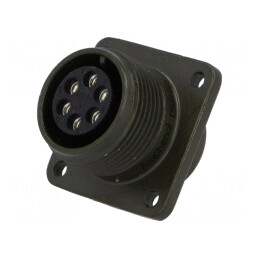 Conector Circular 14S Aluminiu | Electronic-mag.ro | Componente Electronice