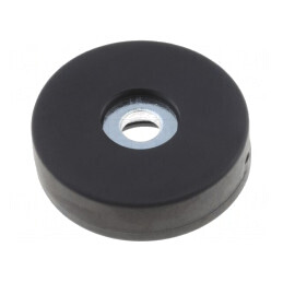 Magnet: fix; neodim; H: 6mm; 35N; Ø: 22mm; Diam.orif.fix: 4mm