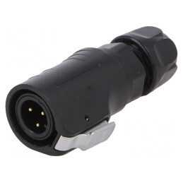 Conector Circular 3 PIN 24-20AWG Gold Flash 5A | Electronic-mag.ro | Componente Electronice