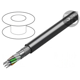 Cablu RS232 RS485 PVC 152m 30V 120Ω | Electronic-mag.ro | Componente Electronice
