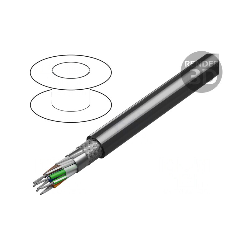 Cablu RS232 RS485 PVC 152m 30V 120Ω | Electronic-mag.ro | Componente Electronice Cablu RS232 RS485 PVC 152m 30V 120Ω | Electronic-mag.ro | Componente Electronice