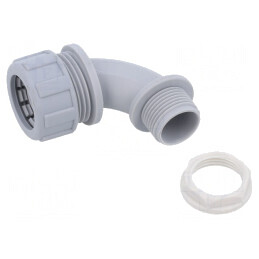 Conectori în unghi 90° filet metric exterior nerotativ | Electronic-mag.ro | Componente Electronice