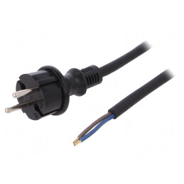 Cablu Electric Negru 2x1.5mm² 16A 4.5m | Electronic-mag.ro | Componente Electronice