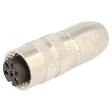 Mufă Mamă M16 6 PIN 5A 250V pentru Cablu | Electronic-mag.ro | Componente Electronice