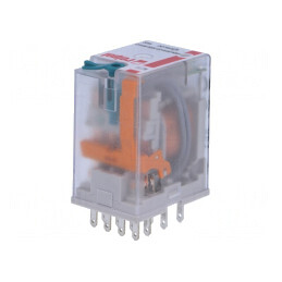 Releu Electromagnetic 4PDT 24VDC 6A | Electronic-mag.ro | Componente Electronice