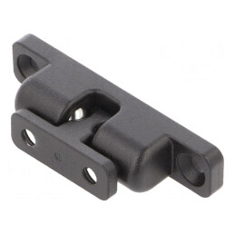 Blocator cu Bile pentru Profile T 16,5mm x 80mm Negru | Electronic-mag.ro | Componente Electronice