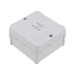 Cutie de conexiuni IP54 gris 88x88x49mm | Electronic-mag.ro | Componente Electronice