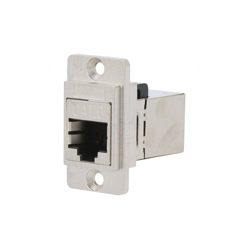 Adaptor DUALSLIM Cat 6 Ecranat Metal 8p8c 29mm | Electronic-mag.ro | Componente Electronice Adaptor DUALSLIM Cat 6 Ecranat Metal 8p8c 29mm | Electronic-mag.ro | Componente Electronice
