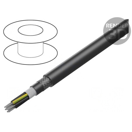 Cablu de Control ÖLFLEX ROBUST FD C 3G1mm2 Negru | Electronic-mag.ro | Componente Electronice