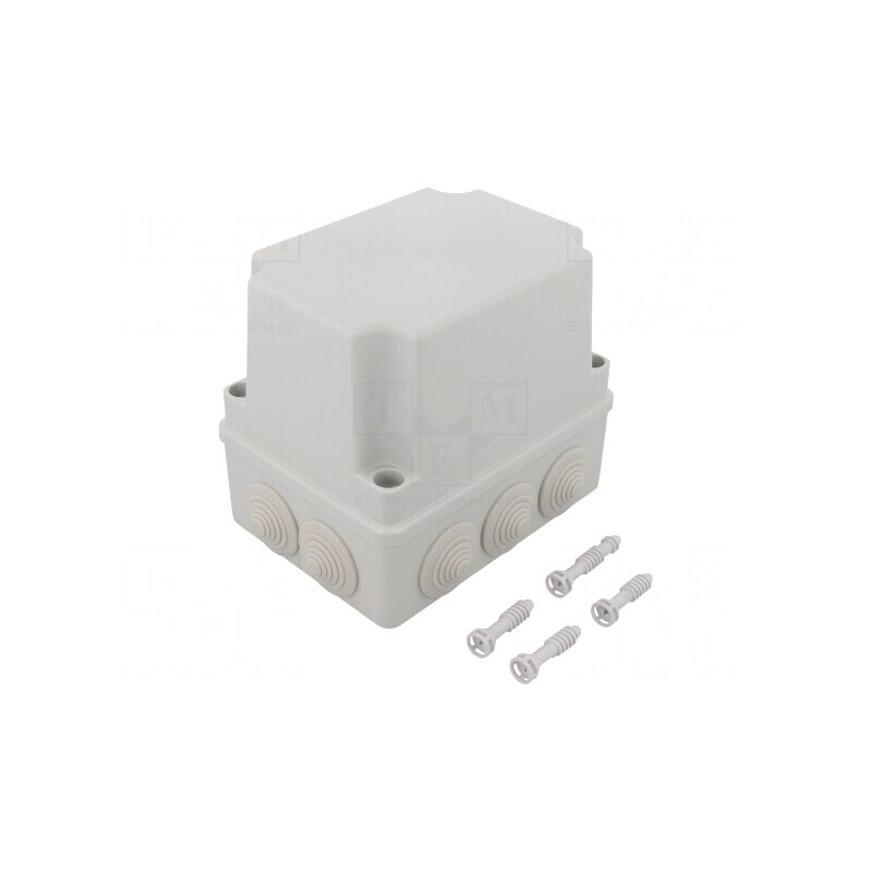 Carcasă conexiuni IP65 gri 110x150x140mm | Electronic-mag.ro | Componente Electronice