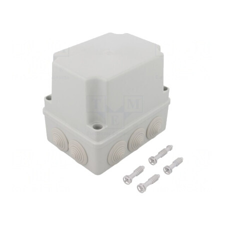 Carcasă conexiuni IP65 gri 110x150x140mm | Electronic-mag.ro | Componente Electronice
