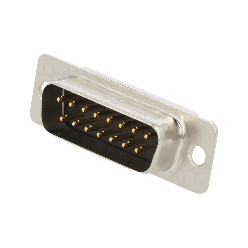 Conector D-Sub 15PIN Mufă Tată Aurit HD | Electronic-mag.ro | Componente Electronice