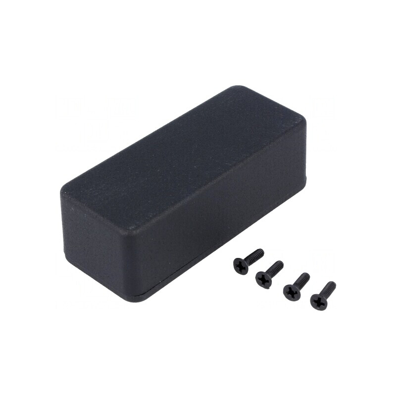 Carcasă Aluminiu Neagră Universală 39x93x31mm | Electronic-mag.ro | Componente Electronice