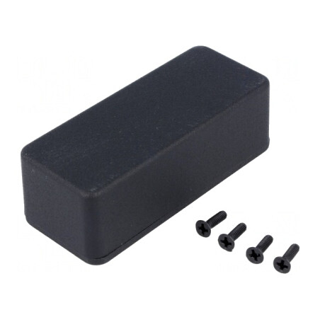 Carcasă Aluminiu Neagră Universală 39x93x31mm | Electronic-mag.ro | Componente Electronice