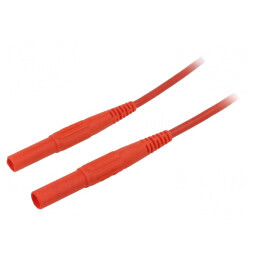 Cablu de Măsurare 19A Banană 4mm Izolat 2m | Electronic-mag.ro | Componente Electronice